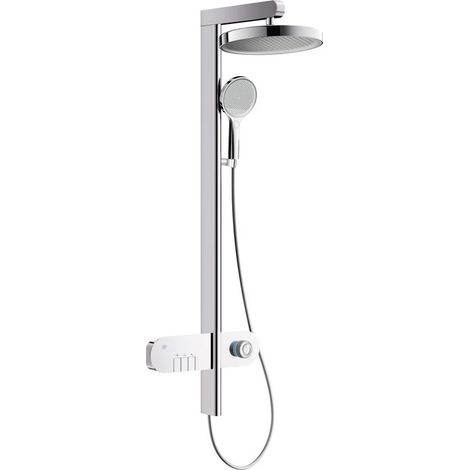 Colonna doccia Pegasus con comandi, miscelatore e display LED cromo Aquasanit (1/5)