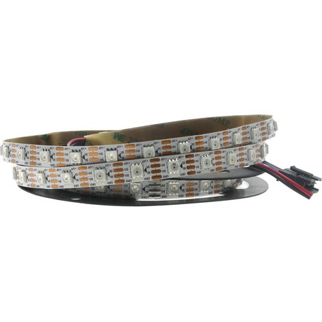 Bande LED Numérique 12V DC SMD5050 Messe IP20 60 Led/m 5 Mètres RGBIC - Ledme - LM2020 (1/2)