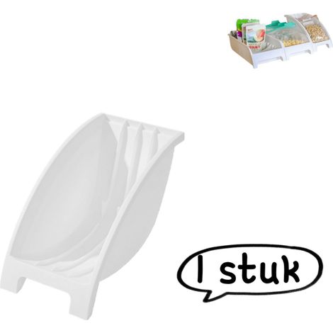 article - Égouttoir de cuisine - Égouttoir en plastique - Égouttoir à assiettes large - Blanc (1/5)