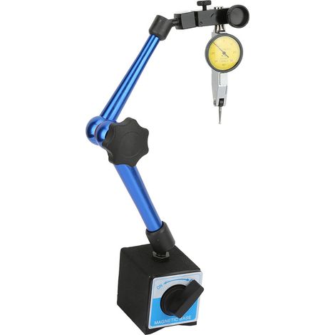 Magnetischer, flexibler Sockel mit Messuhr (blau) (1/5)