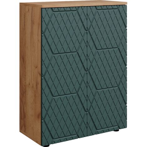 Mueble Midi Irma, Roble verde/dorado, 60 x 81 cm, Vicco (1/5)