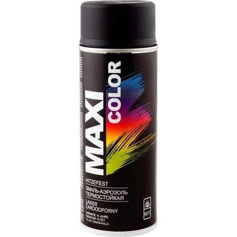 Maxi Color Haute Temperature Noir 400 Ml - European Aerosols B V (1/4)