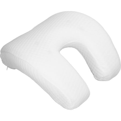Oreiller arqué pour dormir, oreiller cervical doux et respirant, oreiller de pression pour la pause déjeuner et la nuit. (1/5)