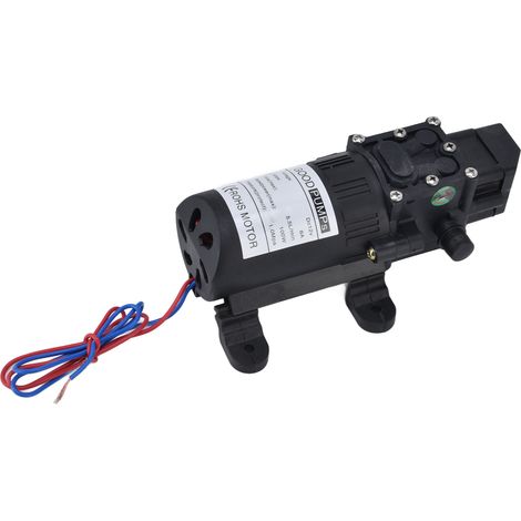 Pompe à membrane électrique haute pression 1,0 MPa 5,5 L/min, mini-pompe à eau intelligente pour camping-car et jardin, 12 V (1/5)