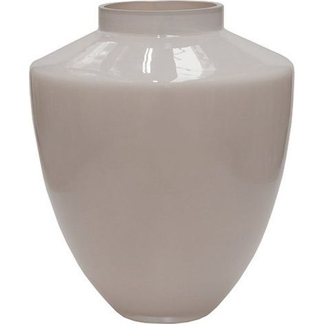 Vase Décoratif Soufflé à la Bouche Ivoire pour Fleurs et Décoration d'Intérieur - PANGIVO
