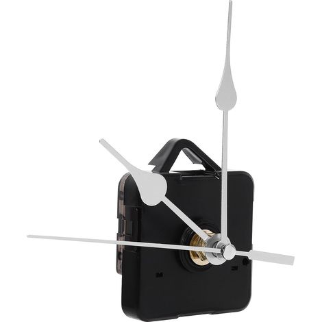Mécanisme D'horloge Remplacement Précis Silencieux en Plastique Argenté Aiguilles de Cœur de 25-30cm pour Horloge Murale pour Salon Vintage (1/5)