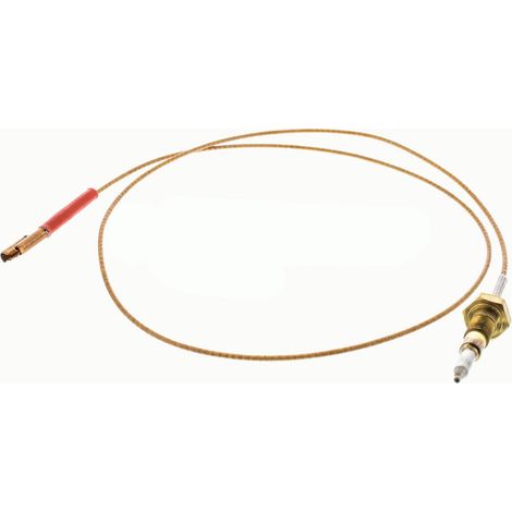 Termopar Orkli 600mm  Cabeza Roscada M6  Grupo 051 c/Faston  Ref. 1130/175K  Estándar para Calderas y Calentadores (1/4)