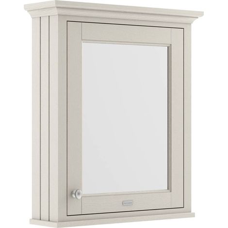 Old London Timeless Sand Woodgrain 600mm Mirrored Cabinet - LON414 (1/2)