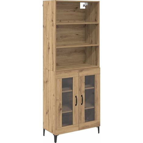 Highboard Artisan Oak 69.5 x 34 x 180 cm Engineered Wood vidaXL
