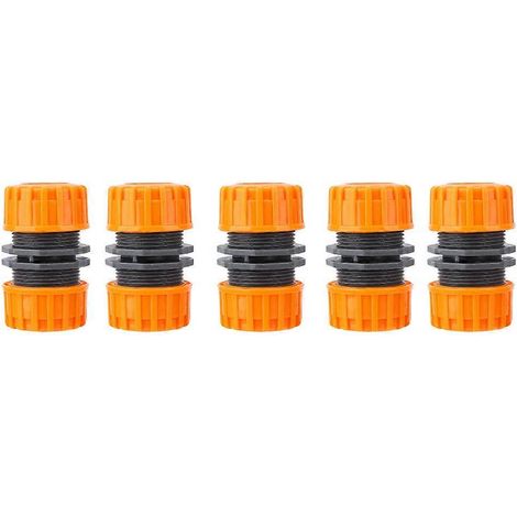 Kit de réparation de tuyau d'arrosage (5 pièces, raccord de 1/2 pouce) pour la maison et le jardin (1/5)