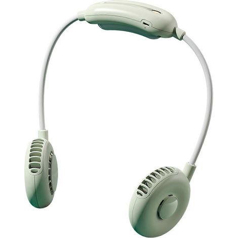 Ventilateur personnel Lazy Donut Halter Fan Mini USB rechargeable pour la maison et l'extérieur (1/4)