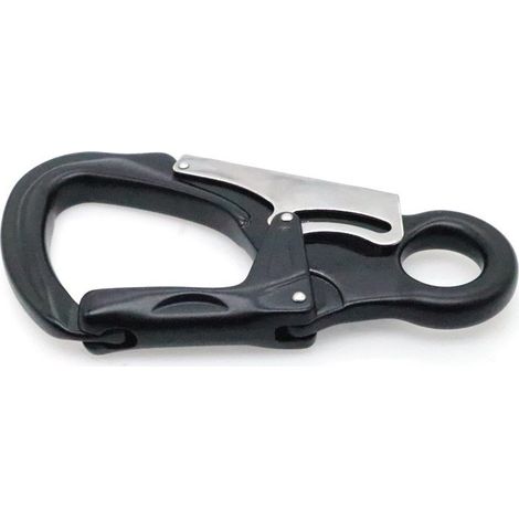 35KN carabiner made of aircraft-grade aluminum, suitable for outdoor climbing, mountain rescue, camping and high-altitude operations.