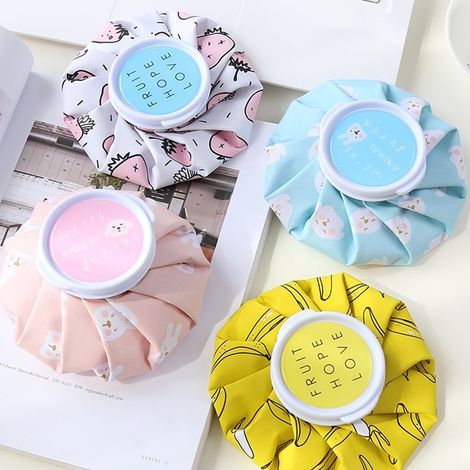 Compresse Chaude et Froide Réutilisable pour Migraines, Douleurs et Gonflements - Gel Thérapeutique Étanche (1/2)