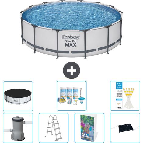 Bestway Steel Pro MAX Rund - 427x122 cm - 8-teilig S632