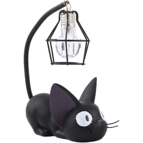Kiki's cat night light for children Ghibli Kiki's Delivery Service black cat toy lamp for birthday gift feng(A) (1/5)
