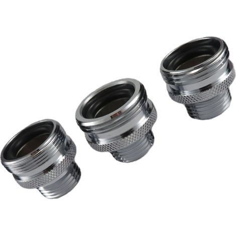 Set mit 3 universellen Duschkopfadaptern aus Kupfer – AquaForge
