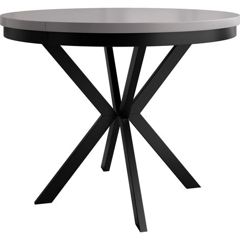 Table Oswego 156, Gris, 76x0x0cm, Disponible, Stratifié, Métal (1/4)