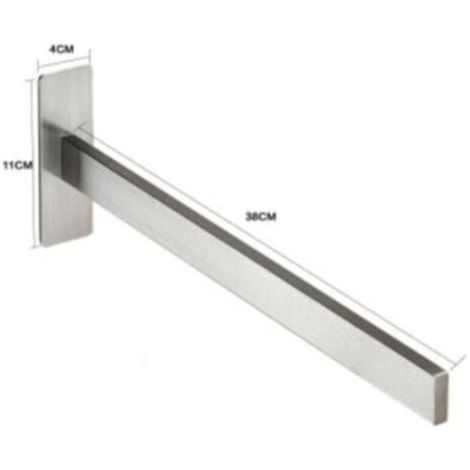 Porte-serviettes sans perçage porte-serviettes porte-serviettes mural type 304 porte-serviettes en acier inoxydable porte-serviettes de cuisine porte-serviettes de salle de bain auto-adhésif-simple ba (1/5)