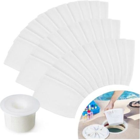Chaussette Skimmer Piscine - Non spécifié - 30 Pièces - Nylon Durable - Réutilisable - Maille Ultra-Fine (1/4)
