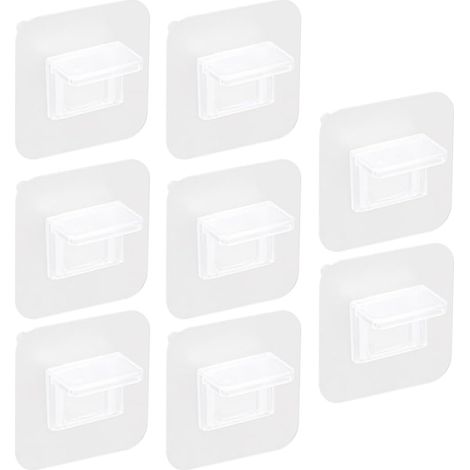 Support D'étagère sans Perçage 8 Pièces, Fixation Discrète Ps (1/5)