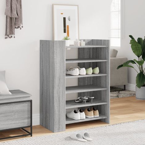 Schuhschrank Grau Sonoma 74,5x37,5x100 cm Holzwerkstoff vidaXL (1/5)
