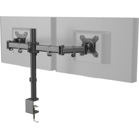 [NEUWERTIG] B-Ware hjh OFFICE Monitorhalterung Halterung Monitor 2 Monitore 13 27 Zoll schwarz (1/2)