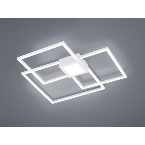 Plafoniera da Interno a LED SMD in Metallo Bianco Opaco (1/2)
