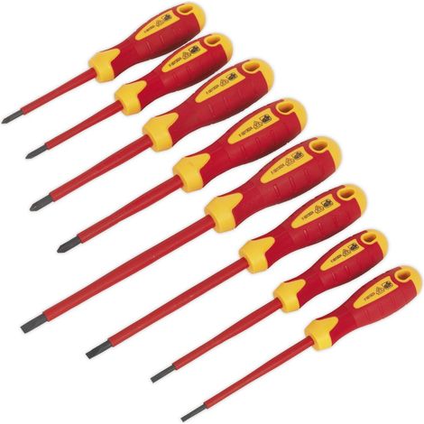 Sealey Premier Screwdriver Set 8pc - VDE Approved AK6124