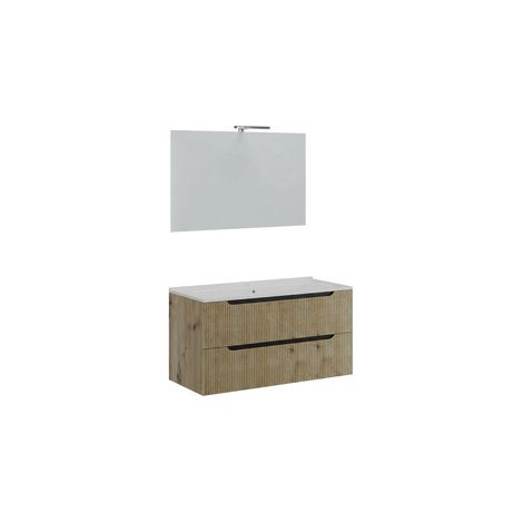 MOBILE BAGNO COMFORT 2C CANNET 100 ROVERE ORO