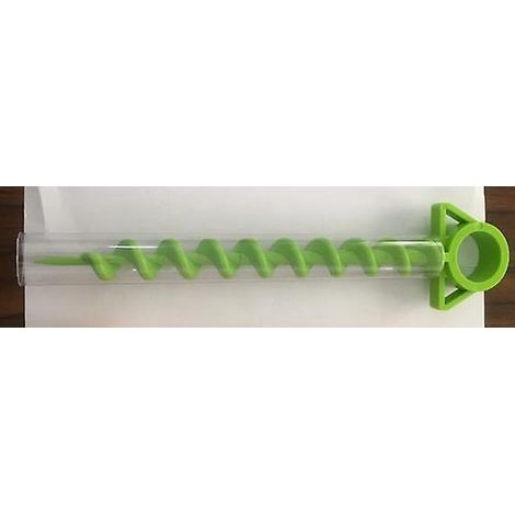 yellow 4 Pcs Plastic Tent Pegs Orange Sardine Tent Peg With 4 Pcs Plastic Pipe Tent Canvas Peg Length 29cm Anti-corrosion For Lawn Awnings Beach T (1/5)