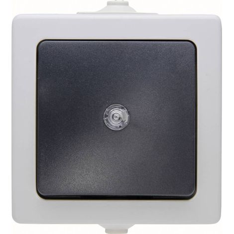 Kopp 566356003 Interruttore per ambienti umidi Pulsanti Nautic Grigio 1 pz. (1/3)