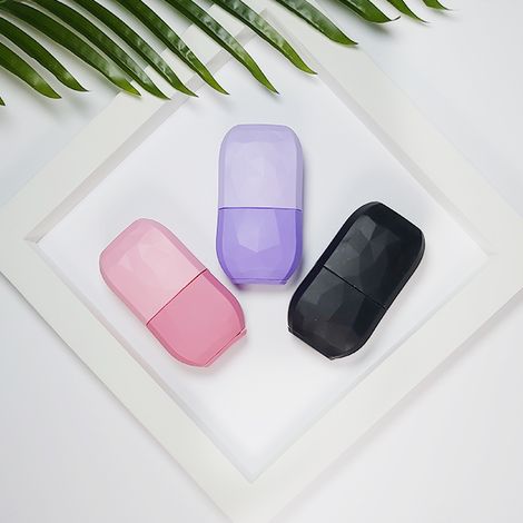 Massaggiatore viso e corpo in silicone Yeye, colore viola (1/5)