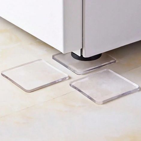 Coussins en silicone transparent (16 pièces) pour meubles : Amortisseurs absorbant les chocs, résistants à la chaleur, réduisant le bruit et antidérapants, adaptés pour machines à laver, canapés et ta (1/5)