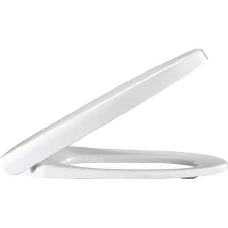 Pressalit WC siège 776000-DA8999 blanc , avec couvercle, charnière fixe DA8, acier inoxydable, standard (1/3)