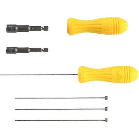 Kit de nettoyage de buses pour imprimante 3D, outil de nettoyage en acier inoxydable NoClogger pour MK3S/Ender3/VORON (1/5)
