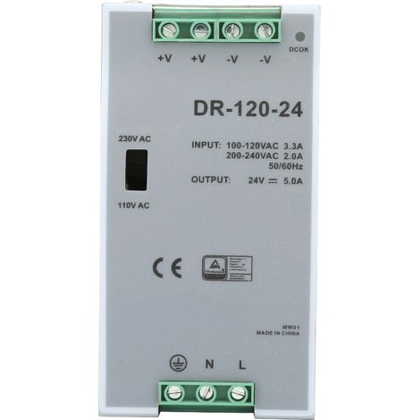Alimentation CA/CC à modulation de largeur d'impulsion 100240 V 24 V 5 A 120 W (1/5)