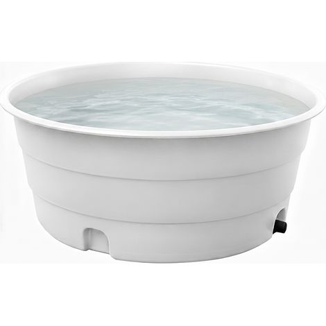 Piscine hors-sol 900l blanche - plast'up rotomoulage