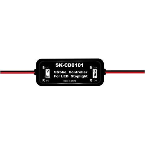 Module de Clignotant de Feu de Freinage de Contrôleur de Stroboscope pour Feu de Stop à LED de Voiture 12V-16V LED Flash Tail Stop, SK-CD0101 (1/2)