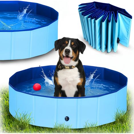 Piscina da giardino pieghevole per animali Heckermann 120x30cm (1/5)