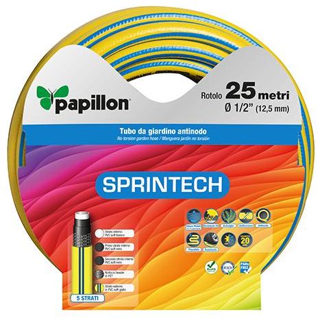 TUBO IRRIGAZIONE """SPRINTECH-ANTINODO""" 5/8"""X25MT PAPILLON