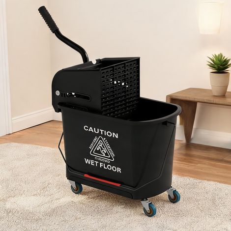 Accessoire de nettoyage noir en PP 60 x 27 x 70,5 cm (1/5)