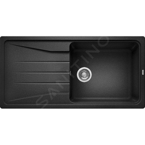 Blanco Sona XL 6 - Évier en silgranit 100x50 cm, noir 525977 (1/5)