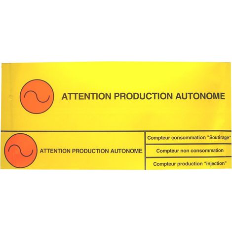 Lot 20 étiquette production autonome MICHAUD P348 (1/4)
