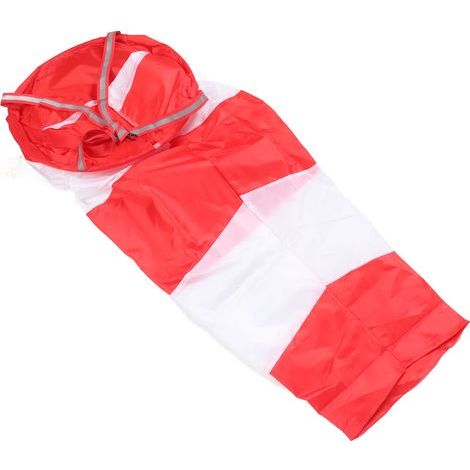 Manche à air légère et résistante en polyester pour mesure de la direction du vent, sac pour l'industrie agricole en plein air, rouge, style fluorescent 100 cm (1/5)