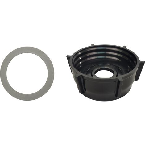Ortviai Base de Bocal pour Mixeur Oster 4902-003 + 2 Joint Torique en Caoutchouc (1/4)
