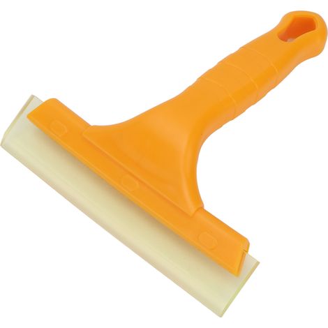 Lisseur de vitres portable pour auto, nettoyeur de pare-brise multifonction, raclette à vitre jaune (1/5)