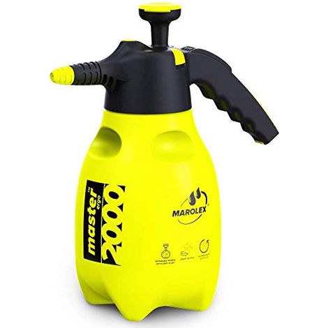 MAROLEX Pulverizador de bomba de jardín portátil para patio y césped para malas hierbas y plantas Master Ergo 2000 ml