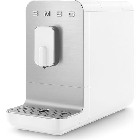 Cafetière à dosettes Smeg BCC11WHMEU – 1350W – Système Thermoblock – Pression 19 bar – Broyeur intégré – Capacité 1.4L (1/5)
