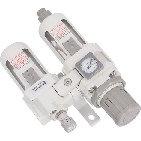 Luftdruckregler Öl-Wasser-Abscheider Filter G3/8in Trocknungssystem Steuerventil (1/5)
