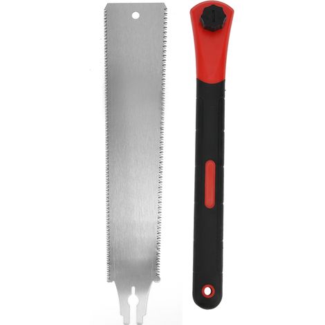 Scie double face SK5 avec manche TPR, outil de coupe à double tranchant pour menuiserie et bricolage (1/5)